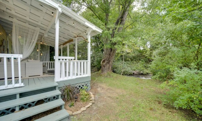 Waynesville Cottage | Peaceful cottage on Richland Creek. Walking distance to downtown Waynesville