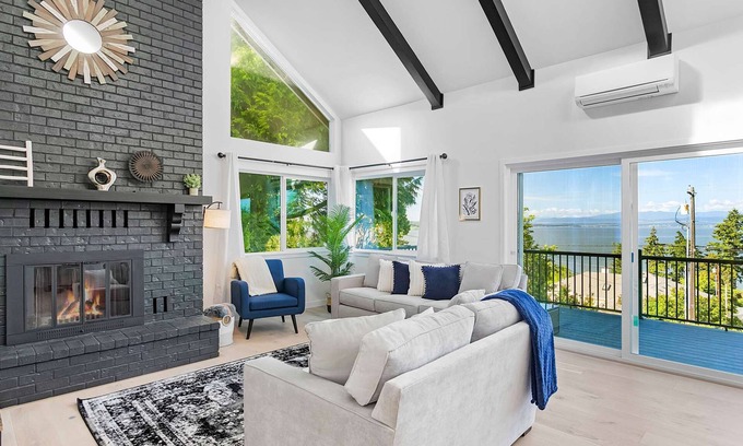 Camano Island House | Peaceful Island Getaway, Port Susan views w/BBQ