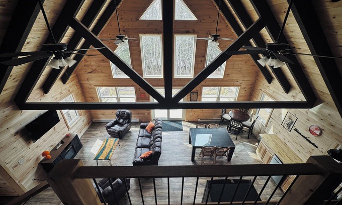 Monticello House | Peaceful lake house with game room on beautiful Conroy Lake in Maine!