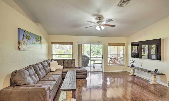 Lehigh Acres House | Peaceful Lehigh Acres Home w/Grill + Lanai!