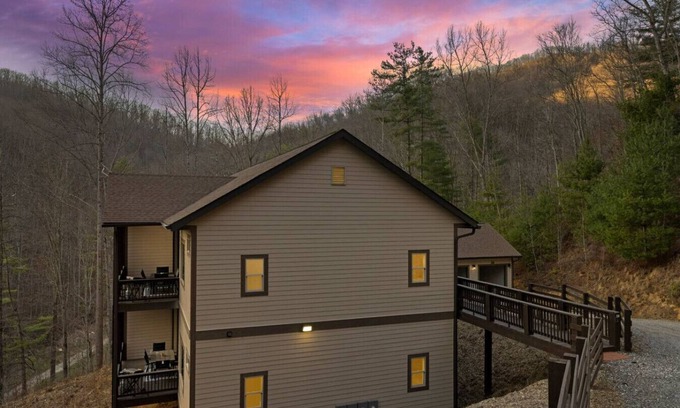 Sylva House | Peaceful Mountain Escape | Decks, Views, & Privacy