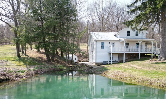 Bellville House | Peaceful, spacious retreat near Mohican, Mid-Ohio Race Track, and Mansfield.
