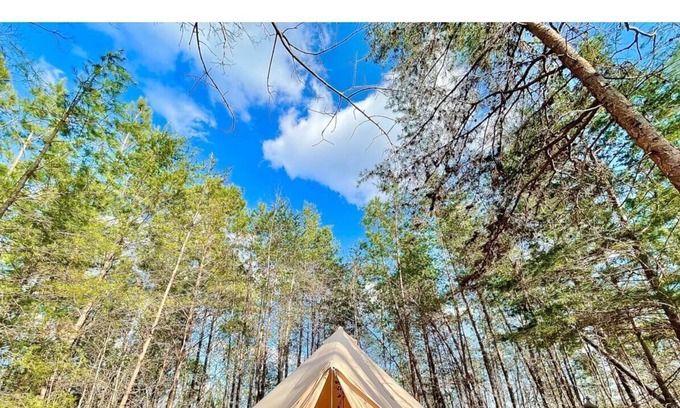 Columbiana RV Rental | Peaceful Valley Rustic Yurt