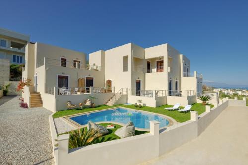 Sfakaki Apartment | "Peach" - Sea View Maisonette by Sky Hill resorts