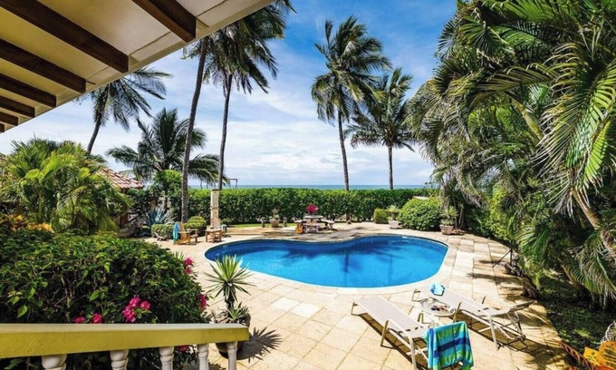 Junquillal House | Pedacito de Cielo is a peaceful, beachfront 2BR villa with a private pool and unbeatable sunsets.