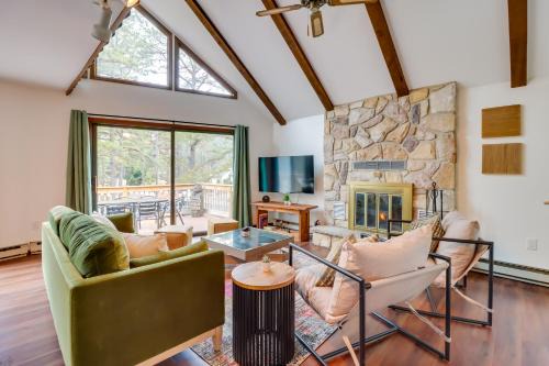Lake Harmony House | Pennsylvania Escape with Hot Tub, Deck, and Fire Pit!