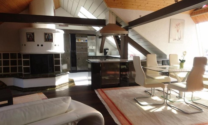 Senftenberg Apartment | Penthouse Himmelreich großzügige Maisonette auf 152 qm mit Klima & Kamin