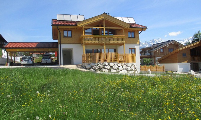 Maishofen Apartment | Penthouseapartment Mandl bei Zell am See Sauna Pool