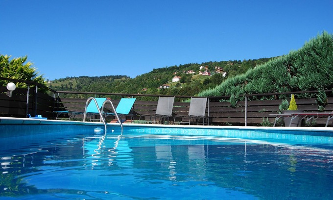 La Bresse Villa | PERCE NEIGE VILLAGE LUXURY GITE 4 stars WITH POOL AND SAUNA