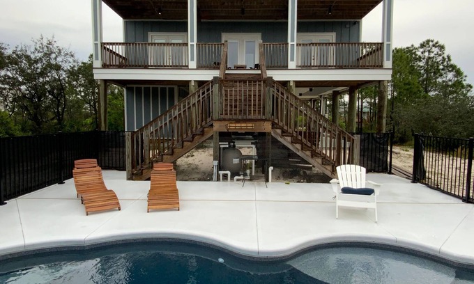 Surf Side Shores House | Perfect Sept weather at the beach, book now! Private Pool.