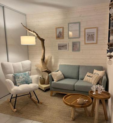 Concarneau Apartment | Perle des Sables Blancs, appartement entier à 100m de la plage avec parking privé
