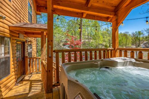 Sevierville House | PERMANENT VACATION-Private Honeymoon Cabin with Hot Tub