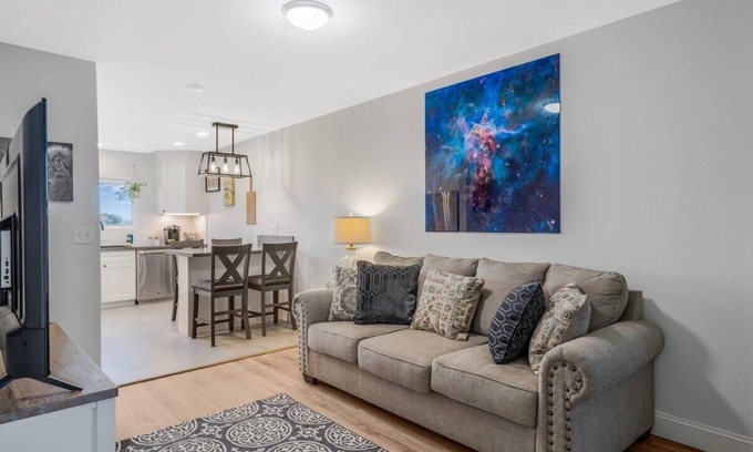 Santa Maria House | Pet-Friendly, Stylish Home w/ Backyard Oasis