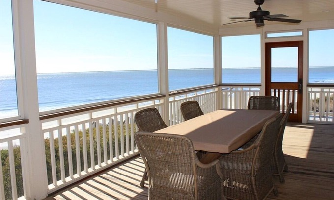 Seabrook Island House | Phenomenal, 5-Star Oceanfront Home! Totally Renovated! On the Beach! Amenity Cards!