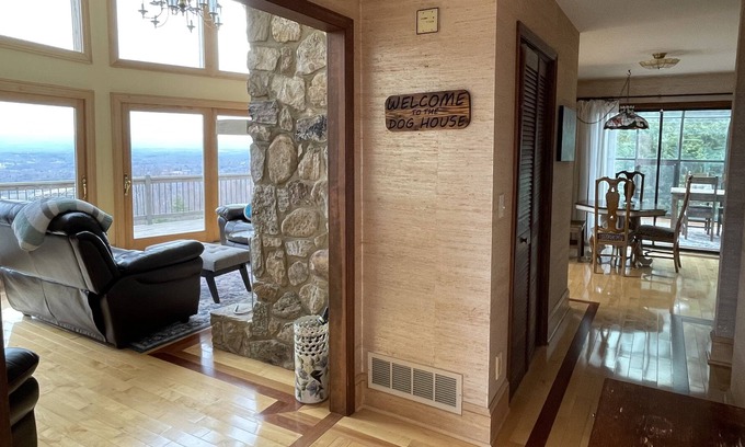 Arlington House | Picturesque Brushy Mountain Retreat... A-Frame in the sky.