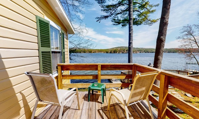 Alton Bay Cottage | Picturesque studio in bay-front locale just steps to water w/WiFi & kitchenette