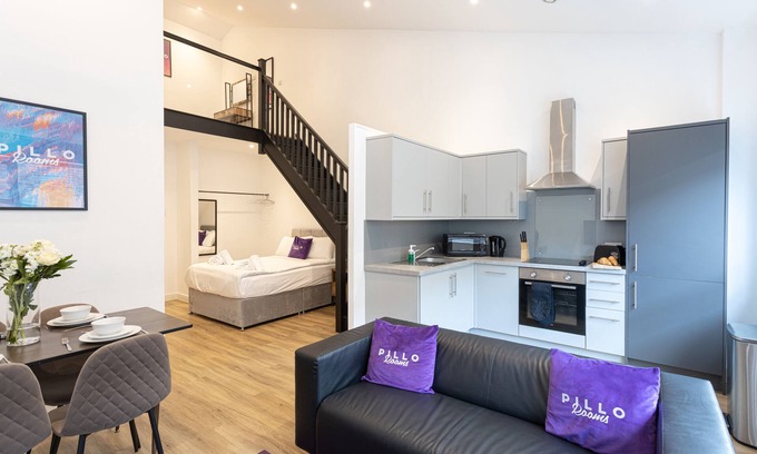 Cheetham Hill Apartment | Pillo Rooms Apartments- Manchester Arena