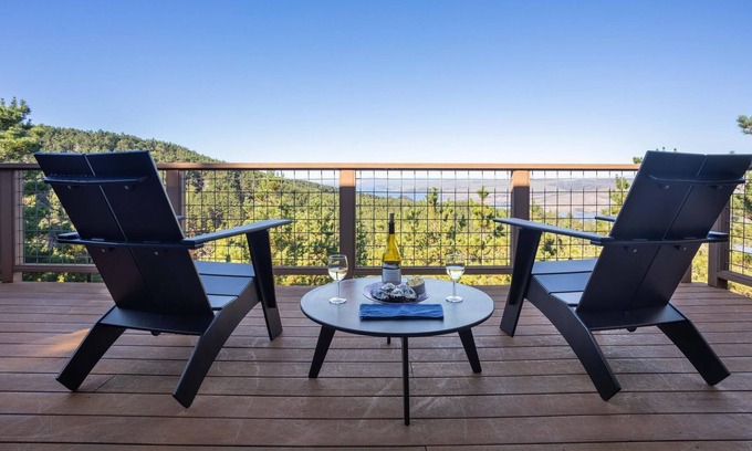 Point Reyes Station House | Pinecrest - High on Ridgeline with Sweeping Water and Mountain Views