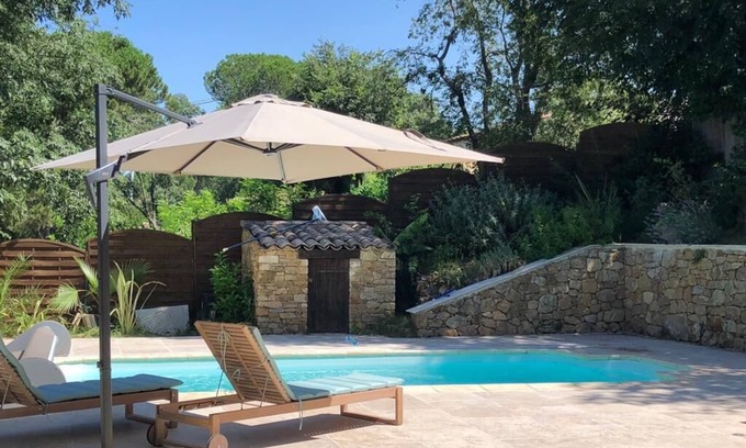 Sabran Other | Pleasant, fully air-conditioned farmhouse for 8/9 people