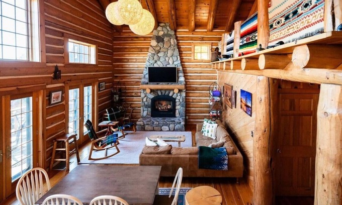 Bridgton Cabin | Pleasant Mountain Cabin - Ski-In/Out & Lake Views!