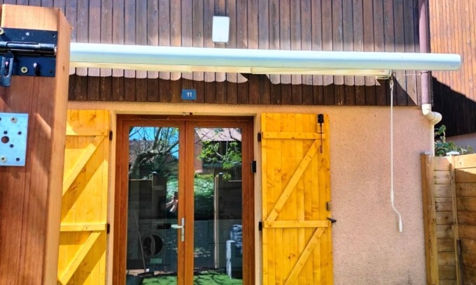 Lacanau-Ocean Cabin | Pleasant semi-detached bungalow type 2 Cabin with communal pool in Lacanau-Océan