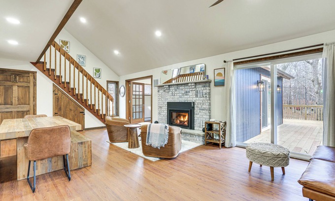 Bushkill House | Pocono Mountain Family Home w/Deck + Grill