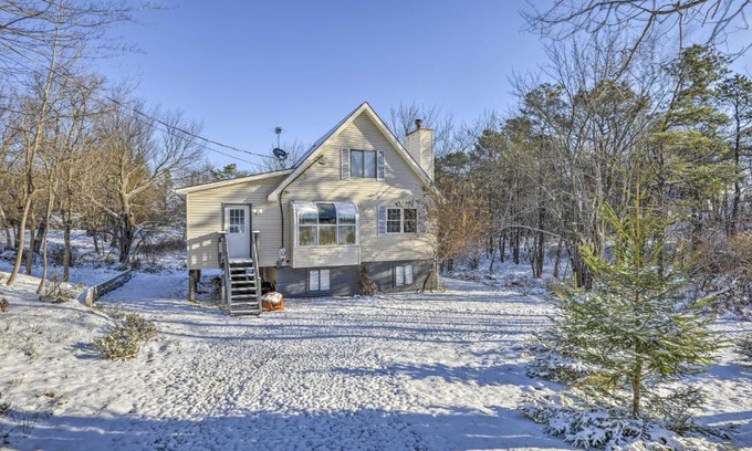 Long Pond House | Pocono Mountains Home with Deck, Grill and Fireplace!