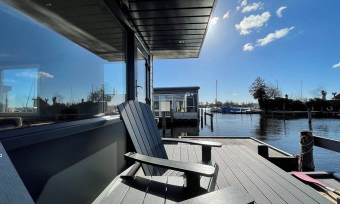 Municipality of Aalsmeer Boat Rental | Poellodge , Houseboat With Nice Terrace and View