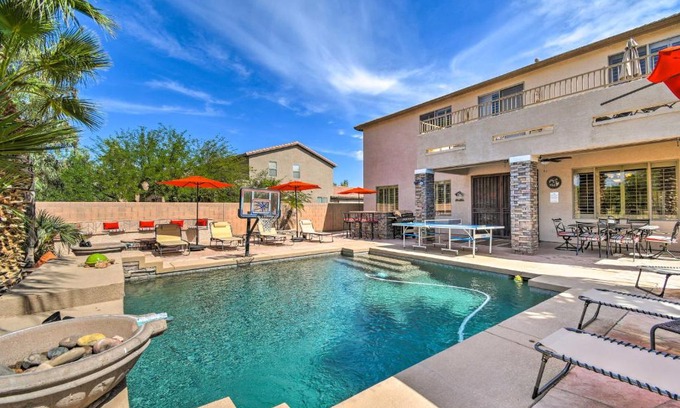 Laveen Village House | Pool, Game Room and Views Laveen Village Getaway!
