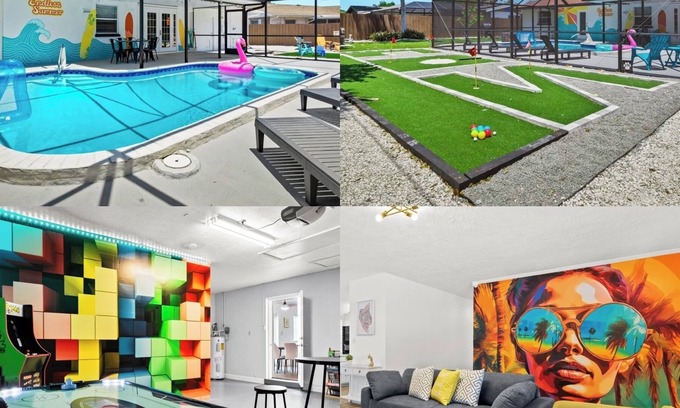 Whitfield House | Pool Home - MiniGolf -Arcade- Near Beaches - Pet Friendly