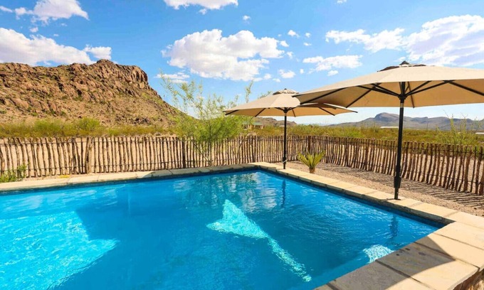 Terlingua House | Pool House #1 2 BDR + 2 Baths + Private Pool