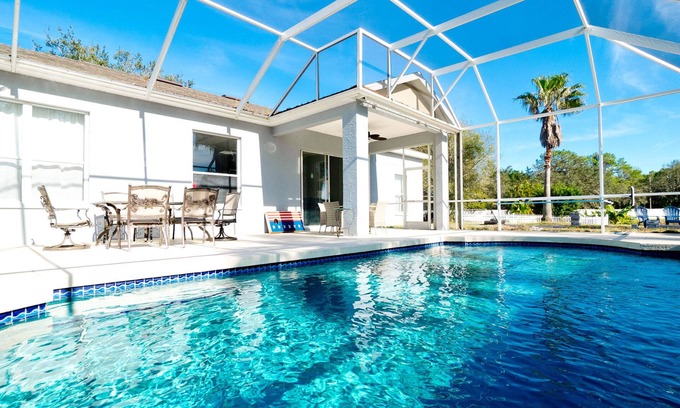 Sabal Harbour House | Pool House - Heated Private Pool, Central Location near IMG, Sports courts!