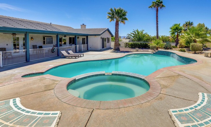 Victorville House | Pool, Spa & Mountain Views: Apple Valley Retreat!