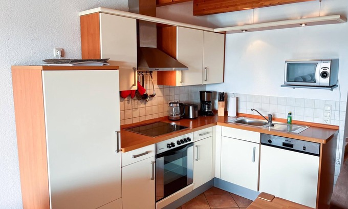 Alt Gaarz Apartment | Pool use, two bathrooms, terrace and balcony