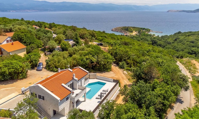 Risika Villa | Pool Villa Greta Krk, Vrbnik, Croatia