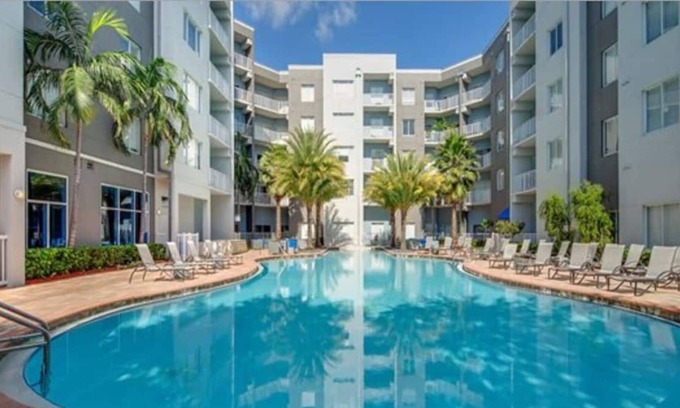Channel District Apartment | Poolside Bliss at Bell Channelside B-113