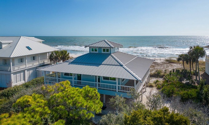 Treasure Beach Village House | Porpoise in Mind; 3 BR SGI Home- Sleeps 12, Beachfront, Pet Friendly!