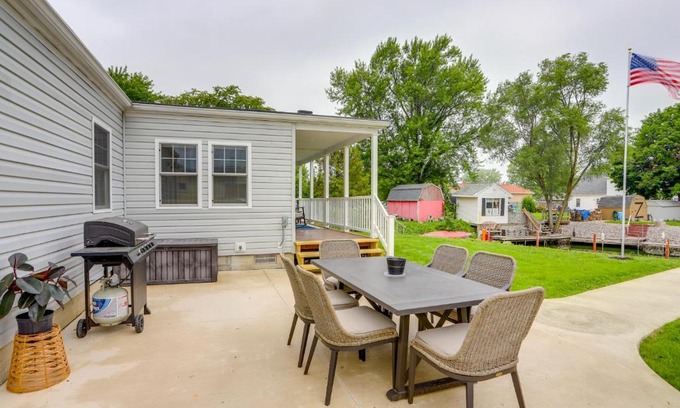 Port Clinton House | Port Clinton Vacation Rental with Boat Dock and Grill!