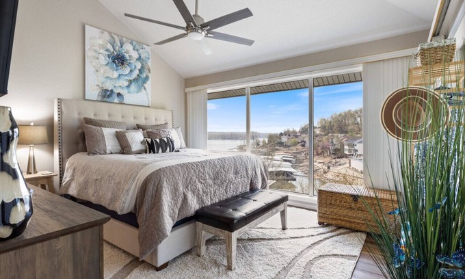 Village of Four Seasons Condo | Posh Penthouse-Top Floor, Waterfront, Pools, & Pickleball!