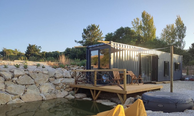 Aldeia do Meco House | Poucopico is a Tiny House Surrounded by Nature With sea View and a Lake Sesimbra
