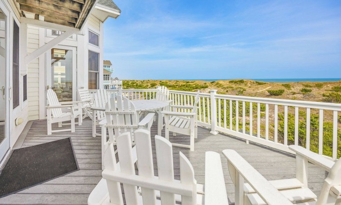 Ocean Isle Estates House | Premier Oceanfront Handicap Friendly w/Pool, Hot Tub, Elevator, Game & Media Rm