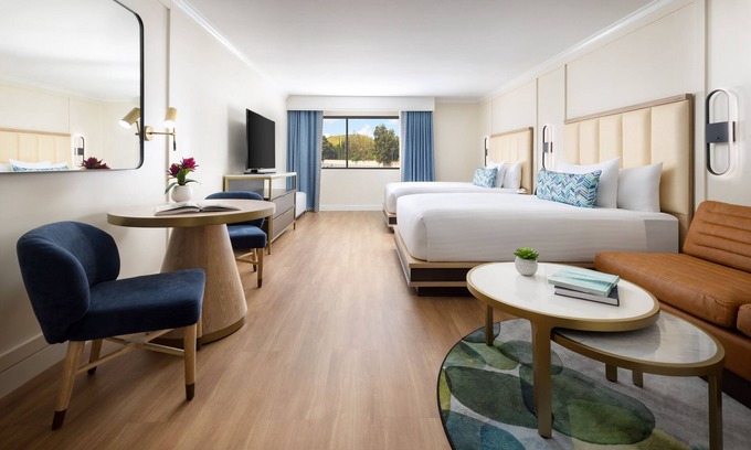 Los Angeles Hotel | Premium Two Queen, The Anza A Calabasas Hotel, Pool, Near Lake Calabasas Park