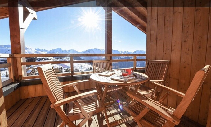 Viel-Alpe Apartment | Prestigious ski-in/ski-out apartment with panoramic view