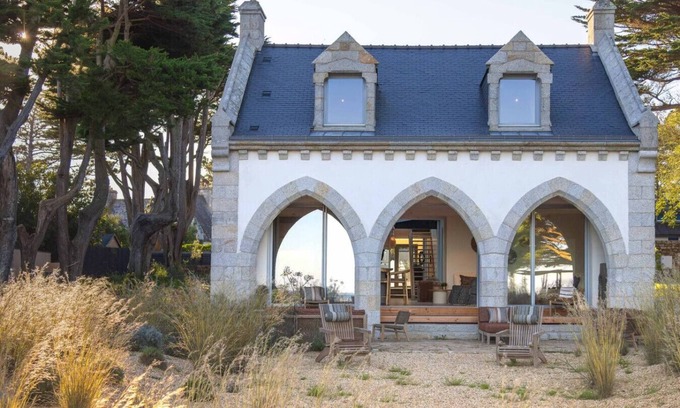 Saint-Pierre-Quiberon House | Prieuré 336m2 Front Baie | Piscine | Sauna Hammam