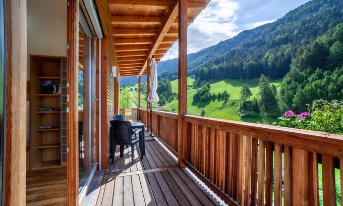Planol Apartment | Pritscheshof Ferienwohnung Balkon