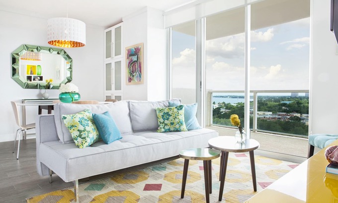 Coconut Grove Apartment | Private 2/2.5 bay view apt. in Coconut Grove Hotel includes parking!