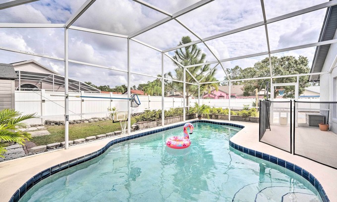 Lindfields House | Private Basketball Court & Pool: Kissimmee Retreat