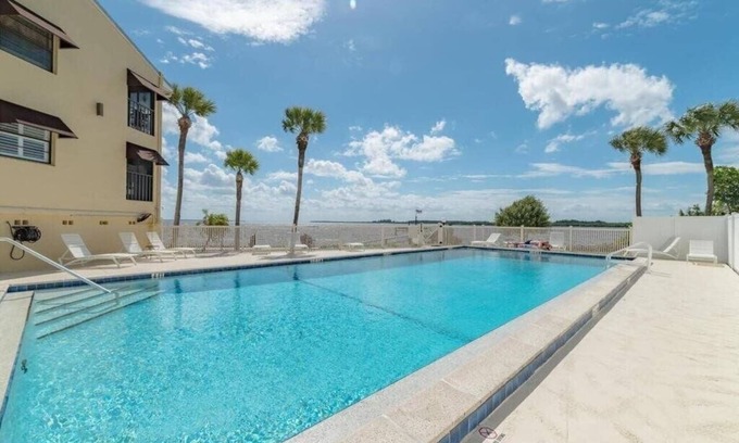 Port Charlotte Condo | Private Beach, Fishing Dock & Heated Pool Paradise