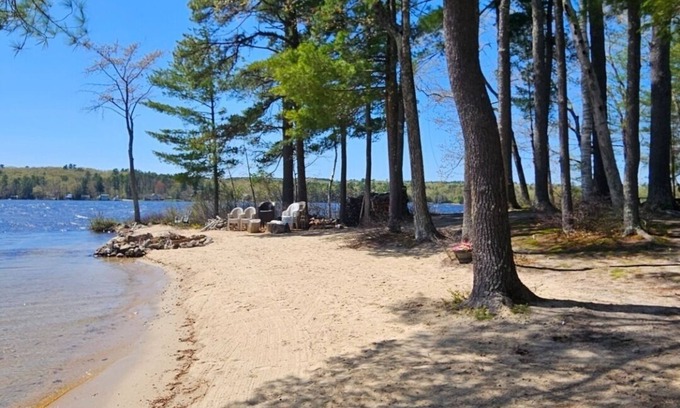 Harrison Cabin | Private beach on Long Lake, cabin + adorable bunkhouse