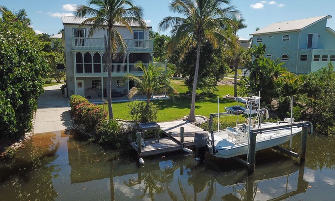 Terra Ceia House | Private Boat Ramp & Free Kayaks! Tropical Home on Canal By Tampa Bay